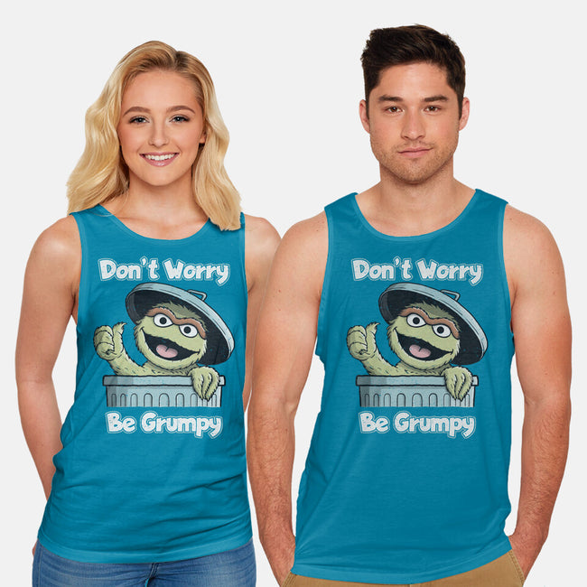 Don't Worry Be Grumpy-Unisex-Basic-Tank-NMdesign