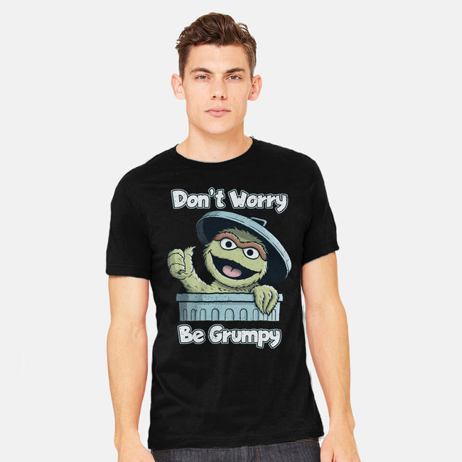Don't Worry Be Grumpy-Mens-Heavyweight-Tee-NMdesign