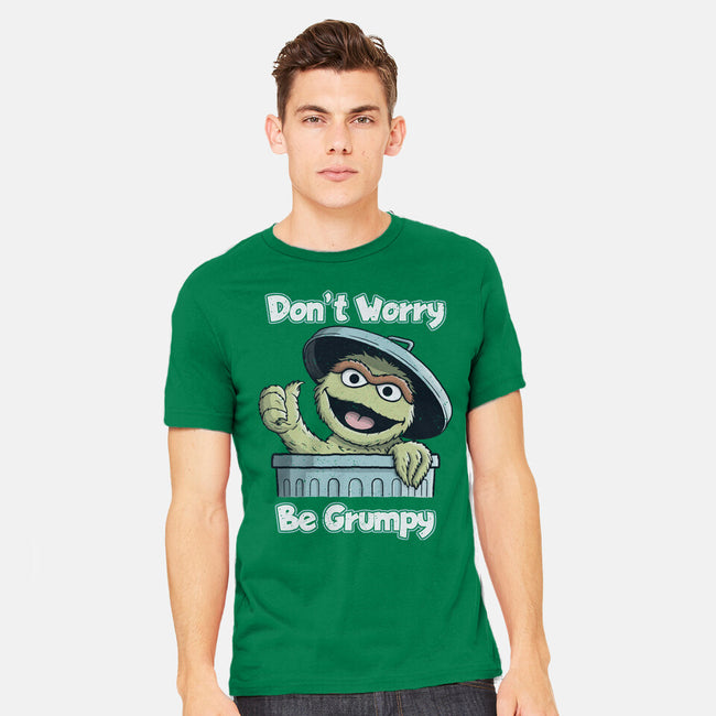 Don't Worry Be Grumpy-Mens-Heavyweight-Tee-NMdesign
