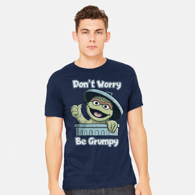 Don't Worry Be Grumpy-Mens-Heavyweight-Tee-NMdesign