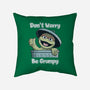 Don't Worry Be Grumpy-None-Removable Cover w Insert-Throw Pillow-NMdesign