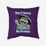 Don't Worry Be Grumpy-None-Removable Cover w Insert-Throw Pillow-NMdesign