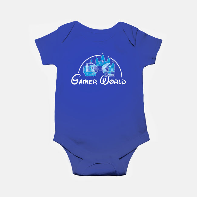 Gamer World-Baby-Basic-Onesie-NMdesign