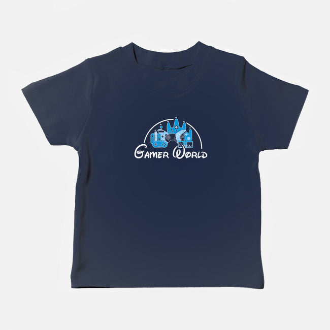 Gamer World-Baby-Basic-Tee-NMdesign