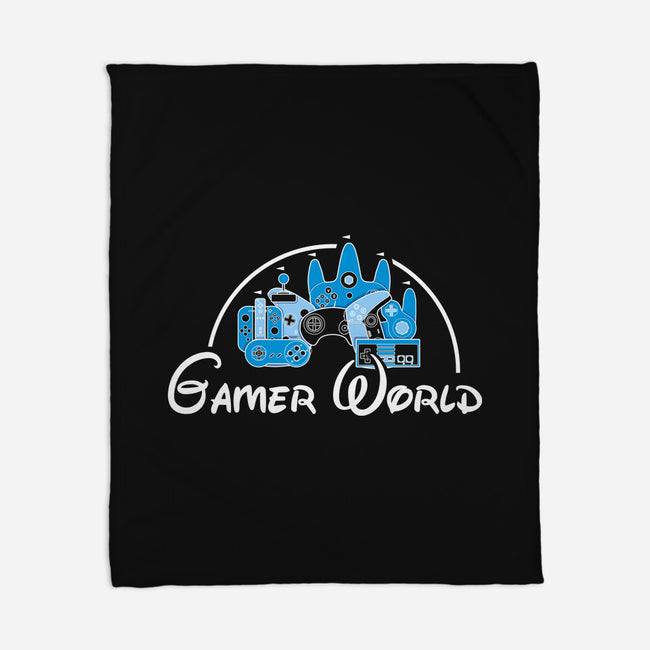 Gamer World-None-Fleece-Blanket-NMdesign