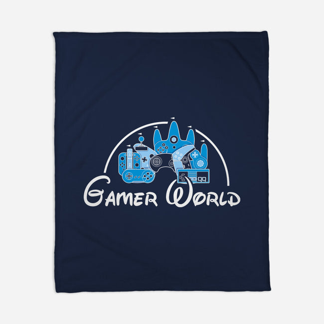 Gamer World-None-Fleece-Blanket-NMdesign