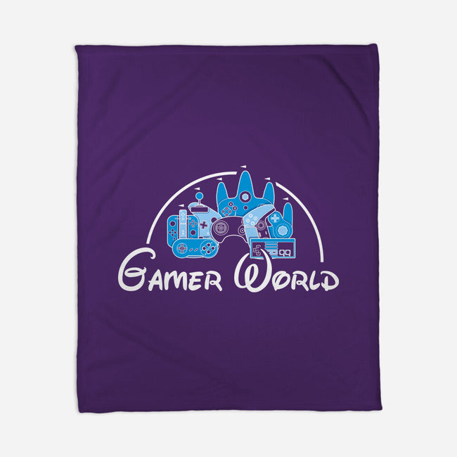 Gamer World-None-Fleece-Blanket-NMdesign
