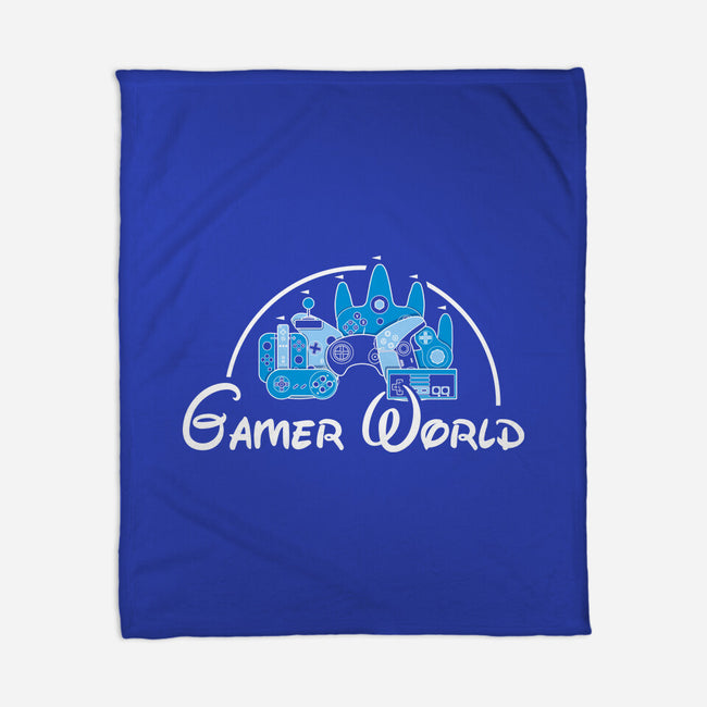 Gamer World-None-Fleece-Blanket-NMdesign