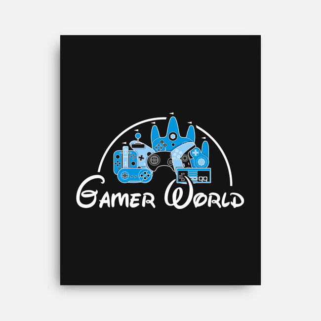 Gamer World-None-Stretched-Canvas-NMdesign