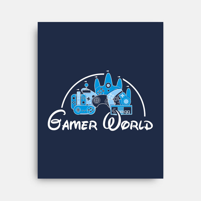Gamer World-None-Stretched-Canvas-NMdesign