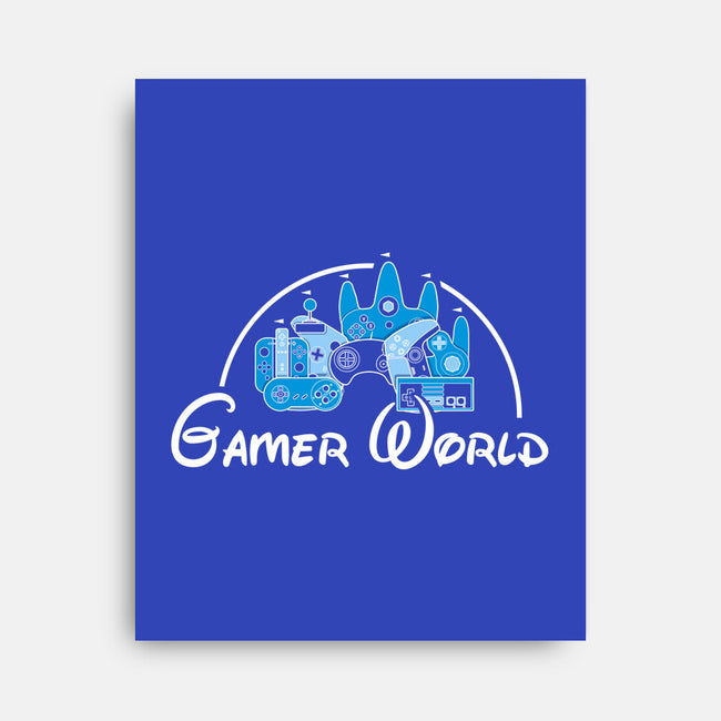 Gamer World-None-Stretched-Canvas-NMdesign