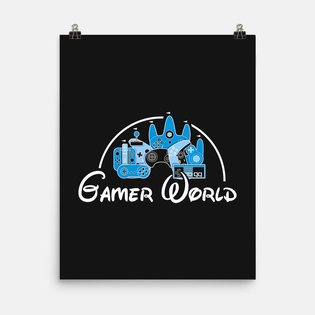 Gamer World-None-Matte-Poster-NMdesign