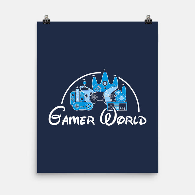 Gamer World-None-Matte-Poster-NMdesign