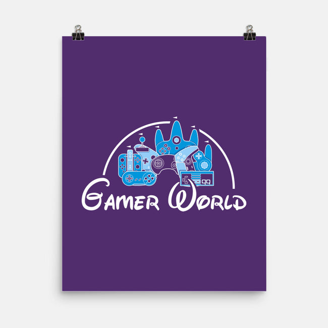 Gamer World-None-Matte-Poster-NMdesign