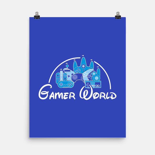 Gamer World-None-Matte-Poster-NMdesign
