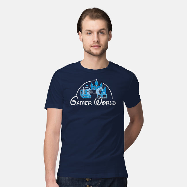 Gamer World-Mens-Premium-Tee-NMdesign