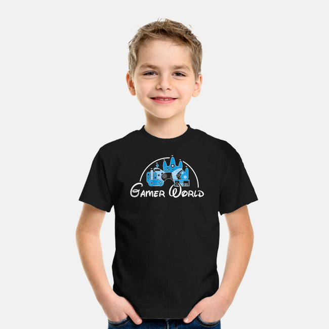 Gamer World-Youth-Basic-Tee-NMdesign
