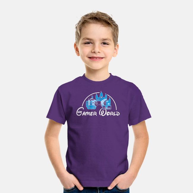Gamer World-Youth-Basic-Tee-NMdesign