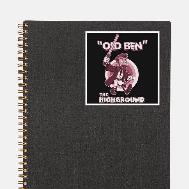 Old Ben-None-Glossy-Sticker-P1yu5h