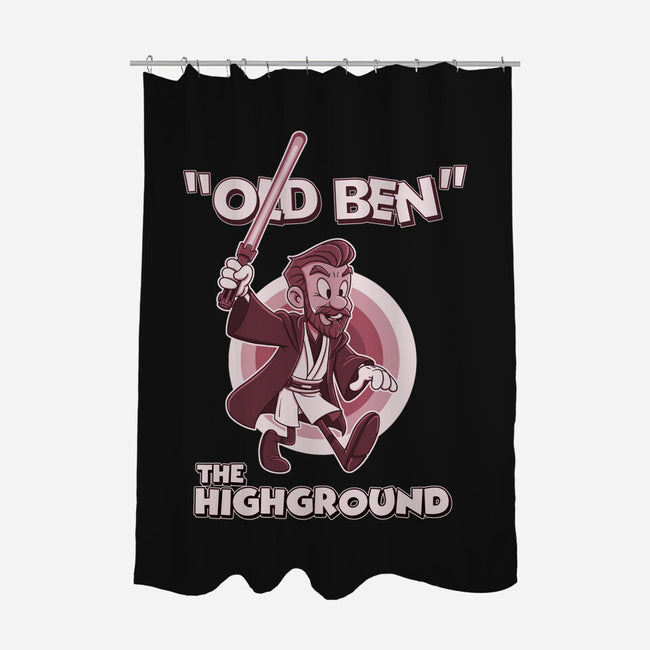 Old Ben-None-Polyester-Shower Curtain-P1yu5h
