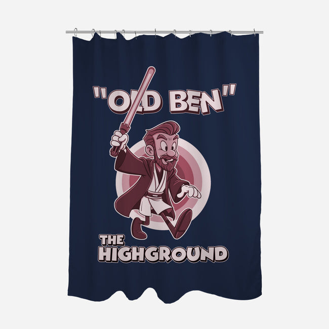 Old Ben-None-Polyester-Shower Curtain-P1yu5h