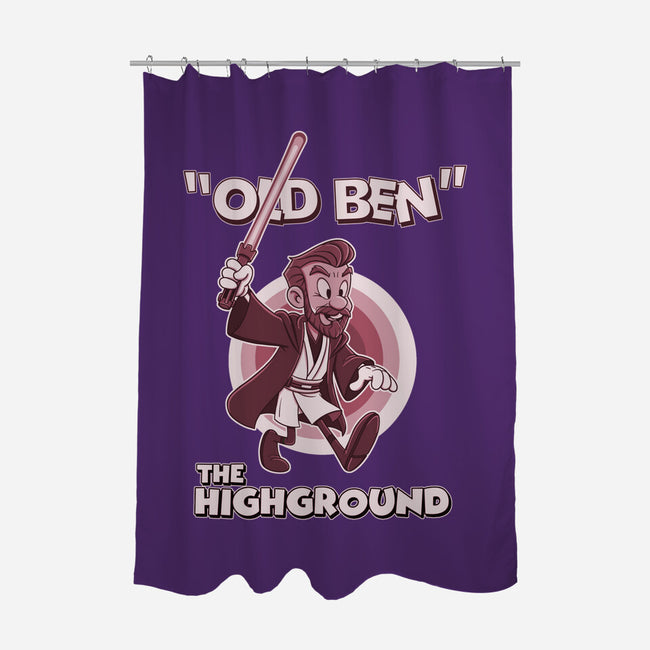 Old Ben-None-Polyester-Shower Curtain-P1yu5h