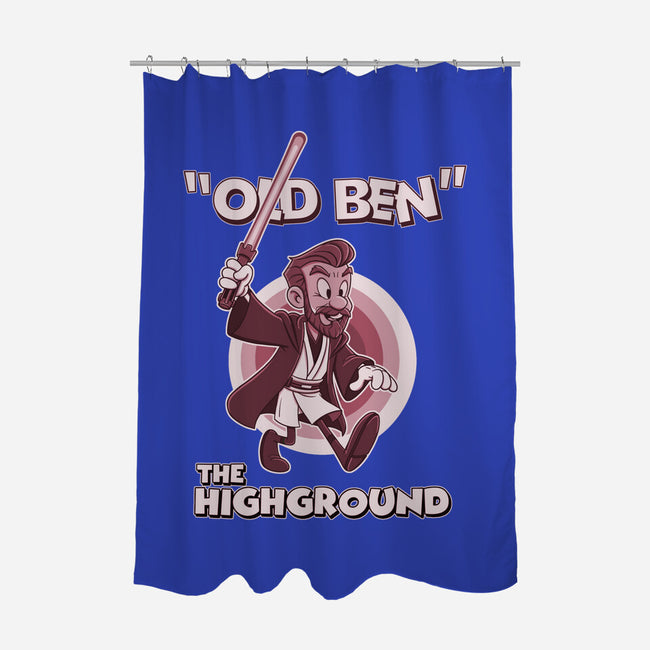 Old Ben-None-Polyester-Shower Curtain-P1yu5h