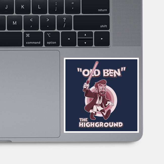 Old Ben-None-Glossy-Sticker-P1yu5h