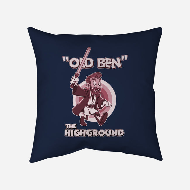 Old Ben-None-Removable Cover w Insert-Throw Pillow-P1yu5h