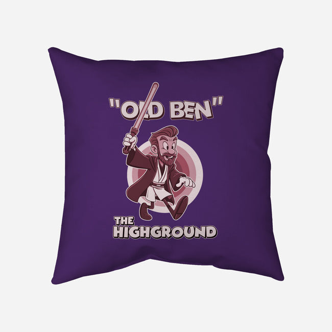 Old Ben-None-Removable Cover w Insert-Throw Pillow-P1yu5h