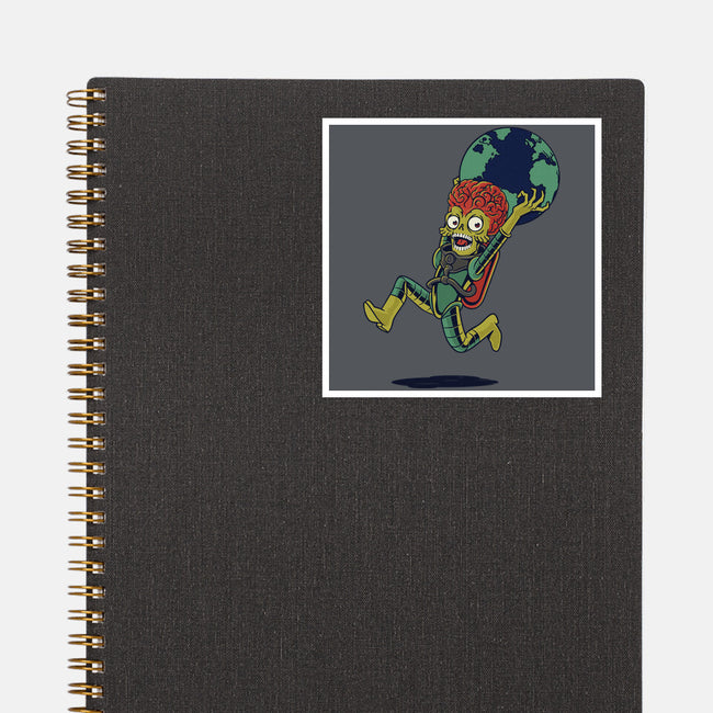Take The Earth And Run-None-Glossy-Sticker-Popnotic