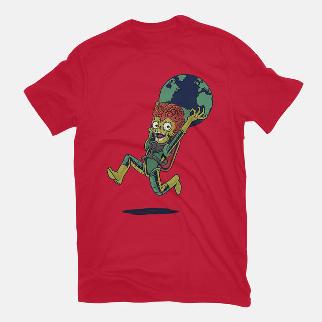 Take The Earth And Run-Mens-Basic-Tee-Popnotic