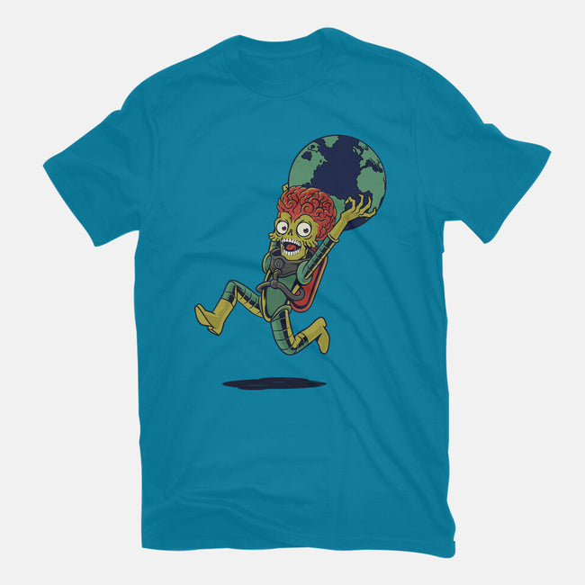 Take The Earth And Run-Mens-Basic-Tee-Popnotic