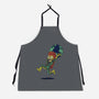 Take The Earth And Run-Unisex-Kitchen-Apron-Popnotic