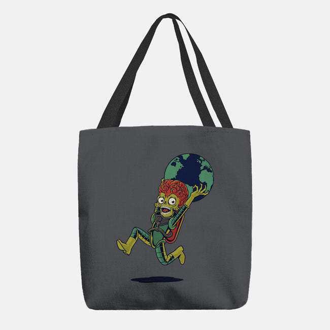 Take The Earth And Run-None-Basic Tote-Bag-Popnotic