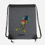 Take The Earth And Run-None-Drawstring-Bag-Popnotic