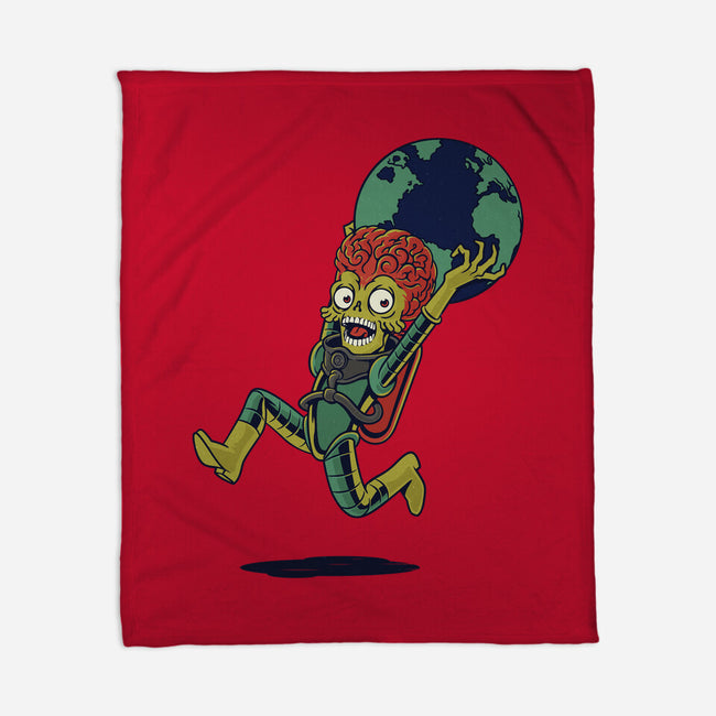 Take The Earth And Run-None-Fleece-Blanket-Popnotic