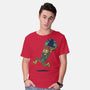 Take The Earth And Run-Mens-Basic-Tee-Popnotic