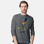 Take The Earth And Run-Mens-Long Sleeved-Tee-Popnotic