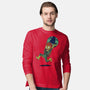 Take The Earth And Run-Mens-Long Sleeved-Tee-Popnotic