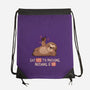 Say Yes To Nothing-None-Drawstring-Bag-koalastudio