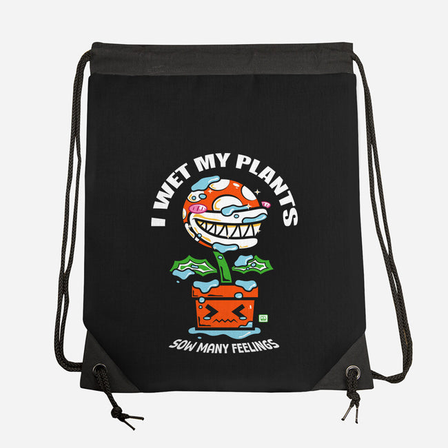 I Wet My Plants-None-Drawstring-Bag-krisren28