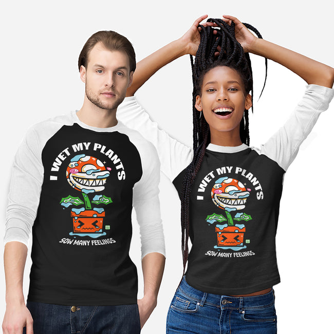 I Wet My Plants-Unisex-Baseball-Tee-krisren28