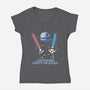 Lightsaber Party Palooza-Womens-V-Neck-Tee-Lorets