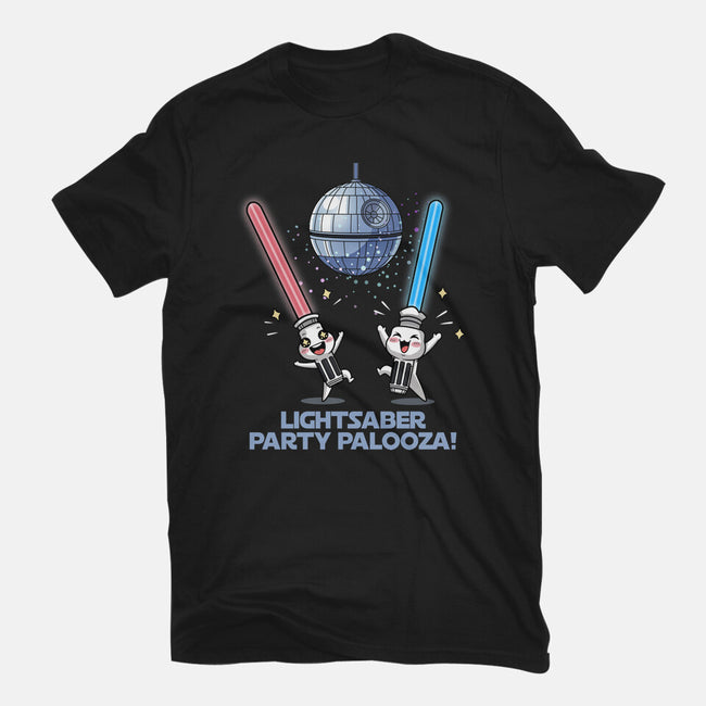 Lightsaber Party Palooza-Womens-Fitted-Tee-Lorets