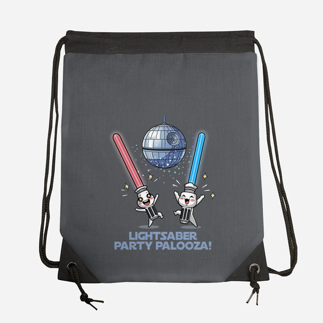 Lightsaber Party Palooza-None-Drawstring-Bag-Lorets