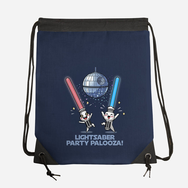 Lightsaber Party Palooza-None-Drawstring-Bag-Lorets