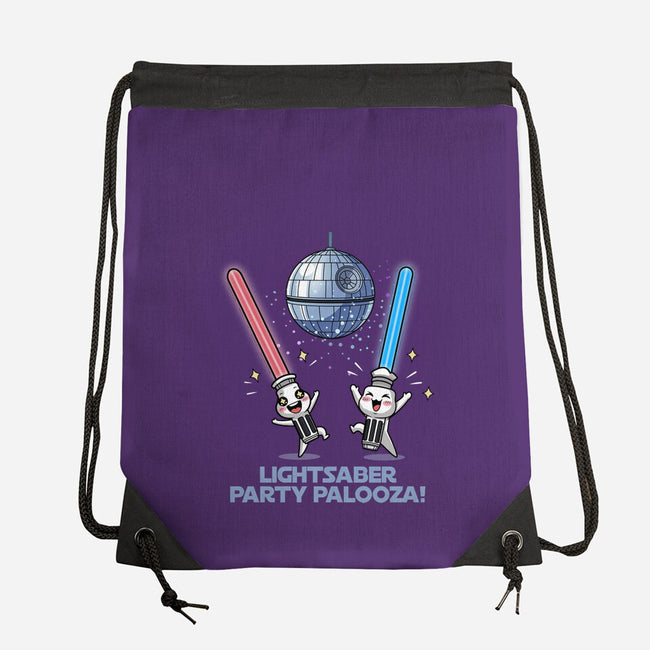 Lightsaber Party Palooza-None-Drawstring-Bag-Lorets