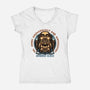 Archaeology And Antiquities-Womens-V-Neck-Tee-glitchygorilla