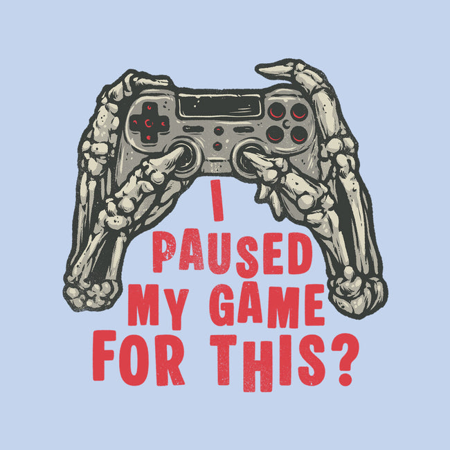Game Pause-Mens-Heavyweight-Tee-glitchygorilla